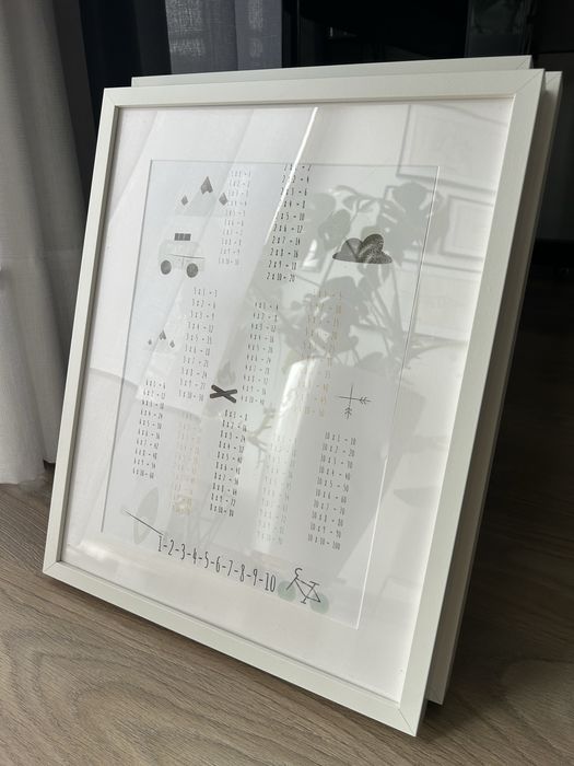 Ramka Ribba Ikea  3szt z plakatem dla dzieci