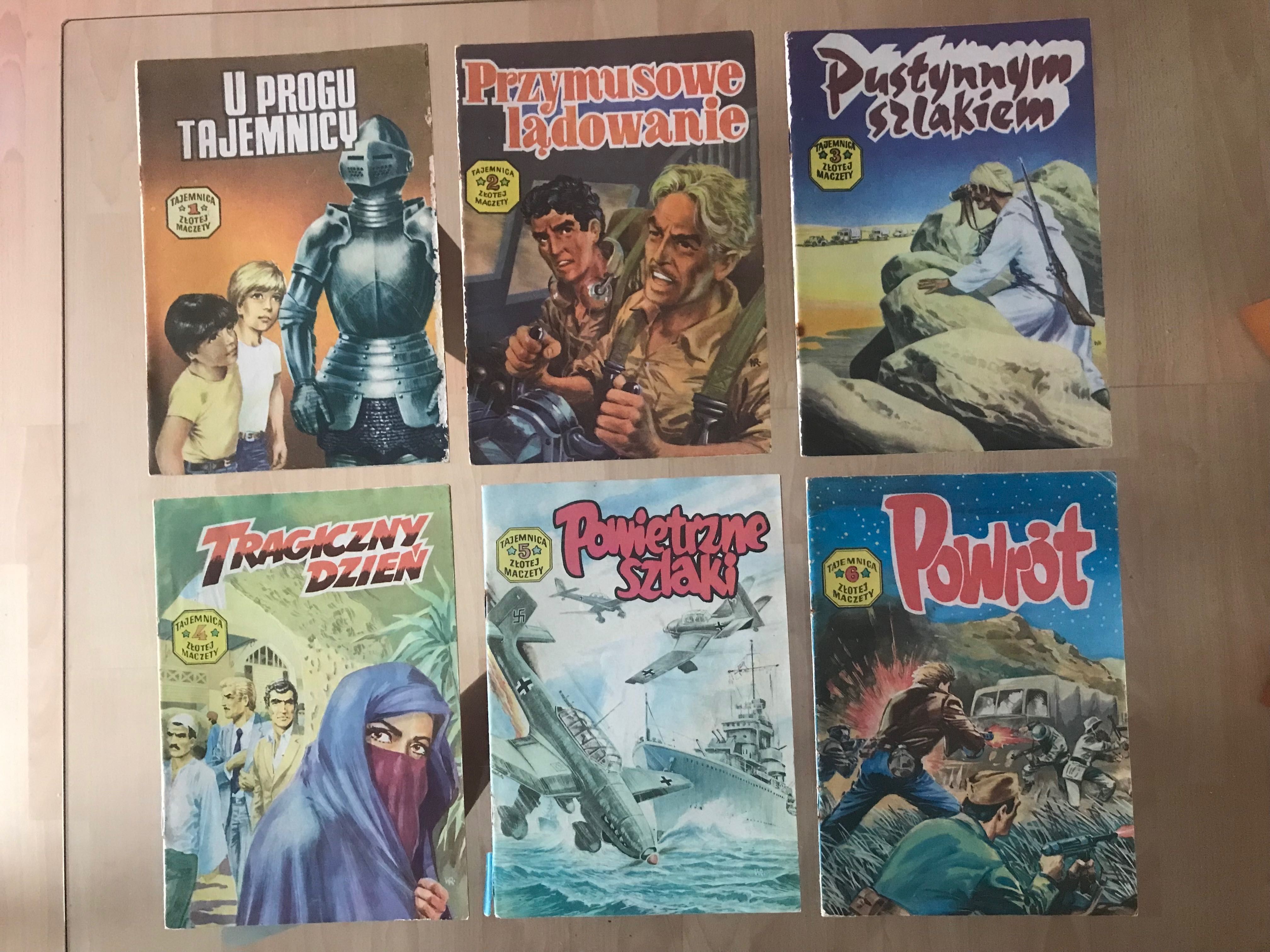 Komiks PRL Tajemnica złotej maczety