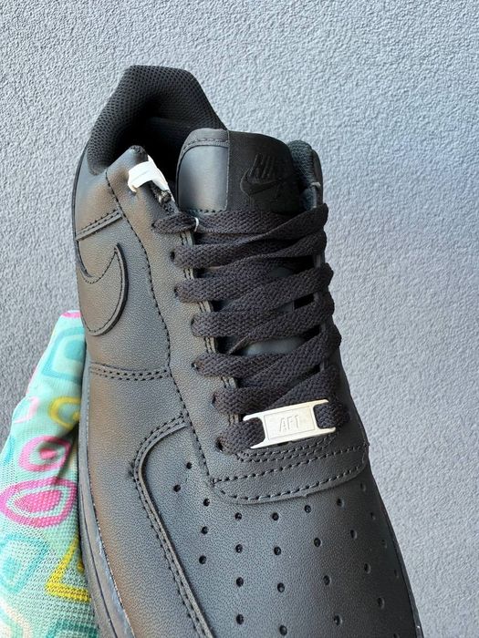 Кросівки Nike Air Force 1 Black , Найк форс чорні , чоловічі кросівки