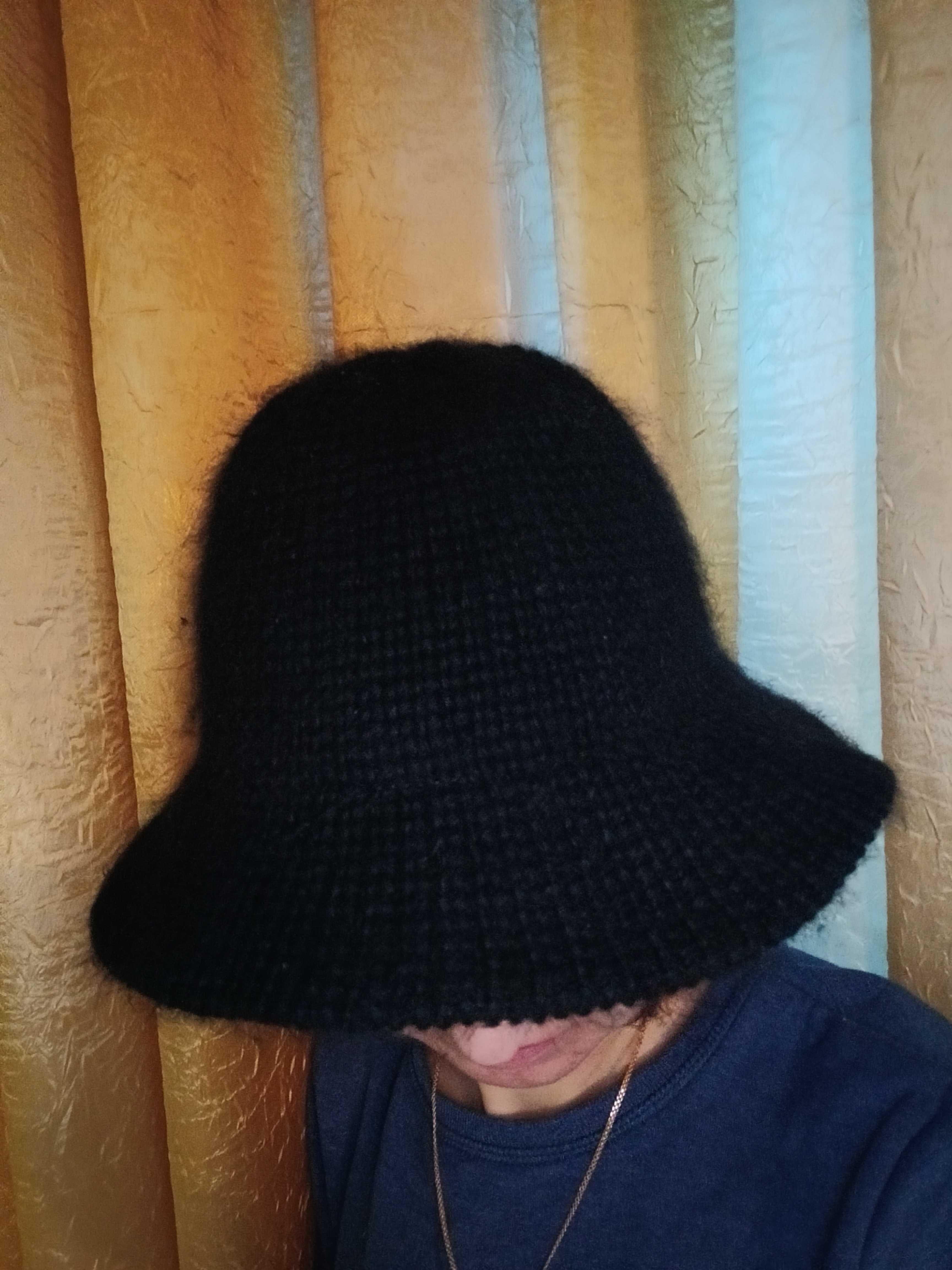 Kapelusz czapka ciepła czarna