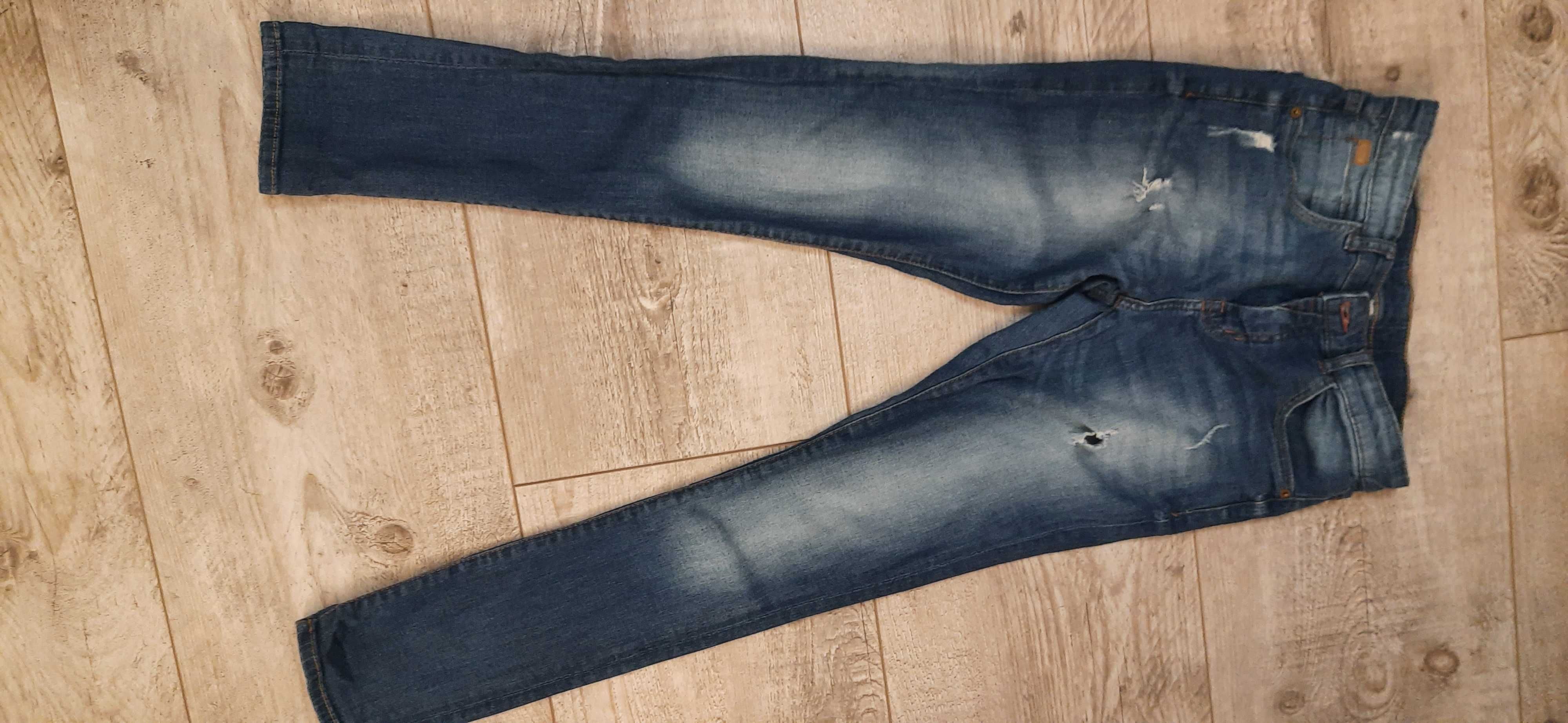 Jeansy zara boy 152