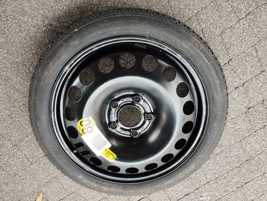 Koło dojazdowe Opel 16 5x110 4.0B ET41 T115/70R16 92M