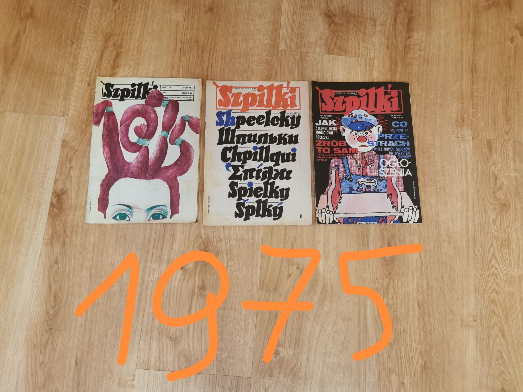 Czasopisma szpilki z prl