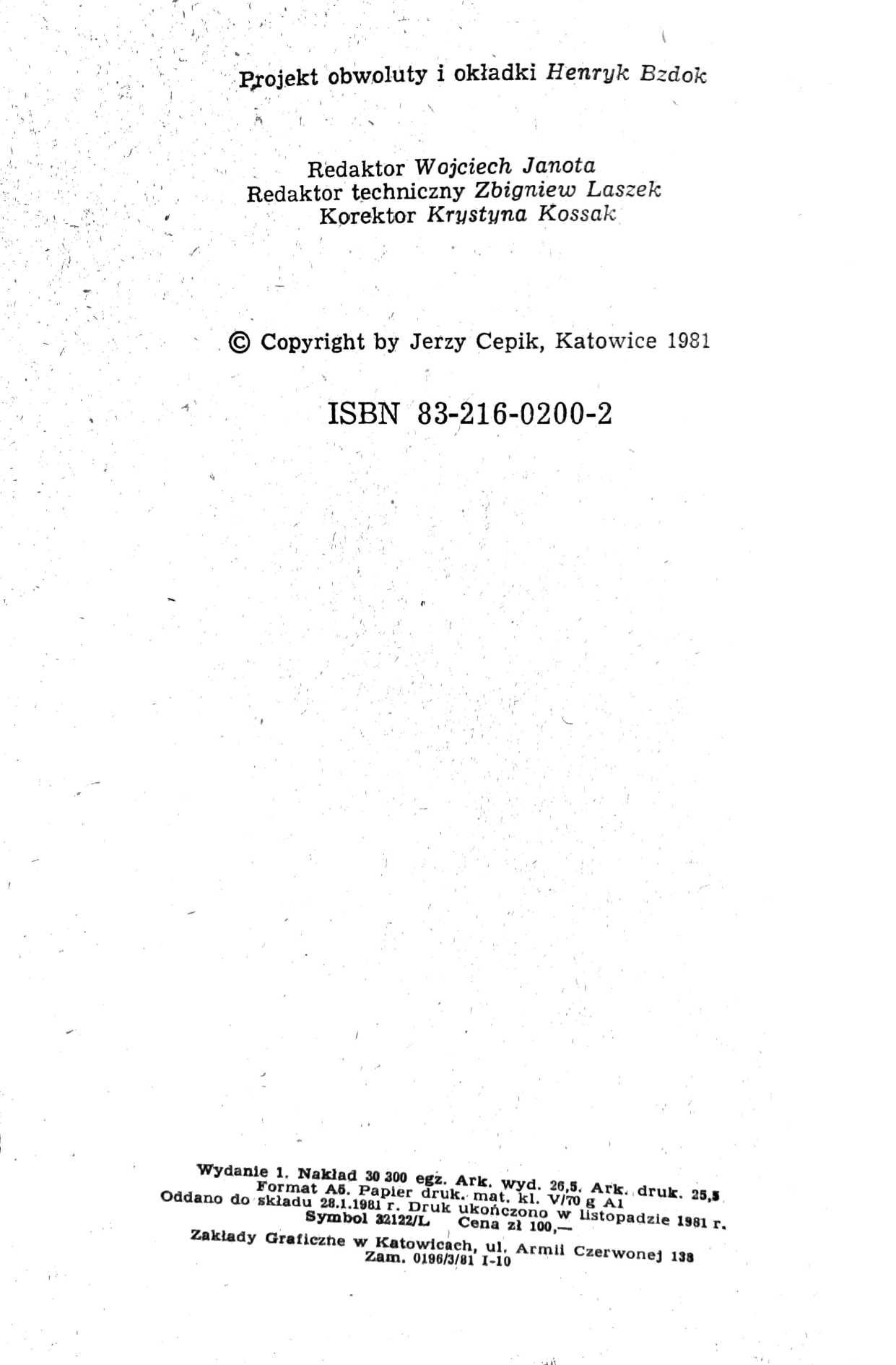 Cepik Jerzy - Krzysztof Kolumb