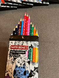 Цветные карандаши пиши-стирай  Nota Bene 12 цветов Китай