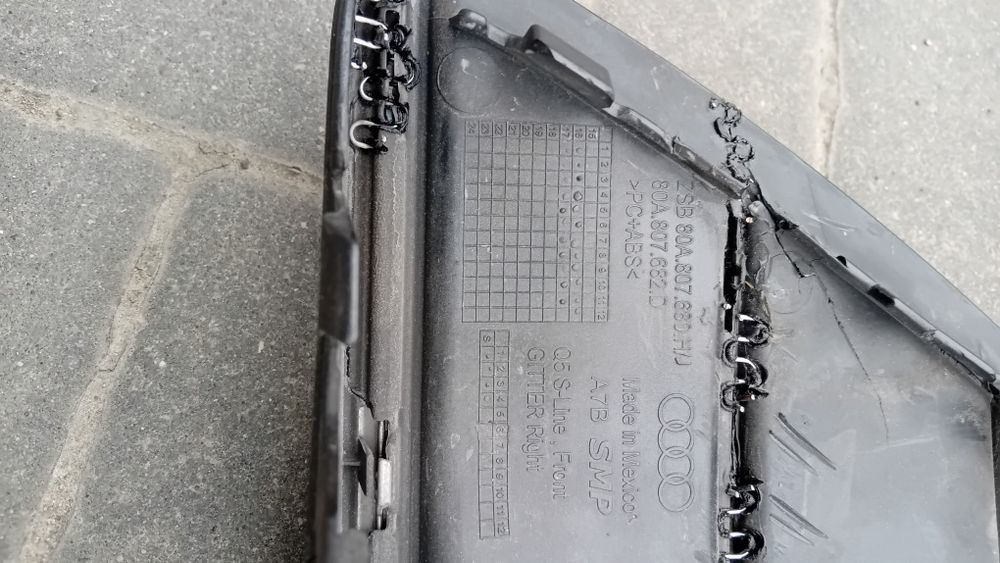 Kratka zderzaka q5 sline oraz a4 b8 sline