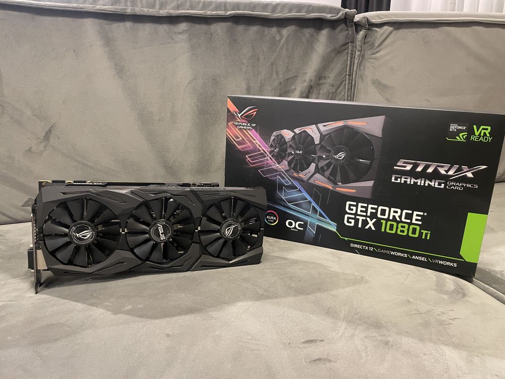 Karta graficzna Nvidia Asus Rog Strix GTX 1080ti 11GB