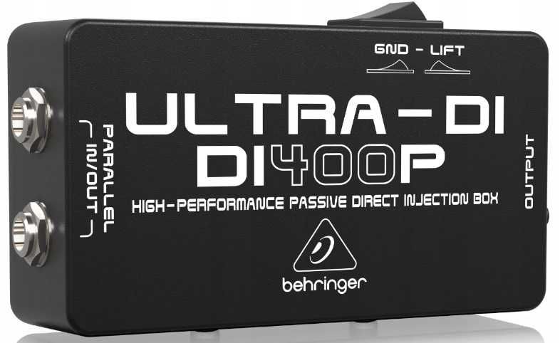 DI Box Behringer Ultra-DI DI400P pasywny, cena za 2 sztuki!!!