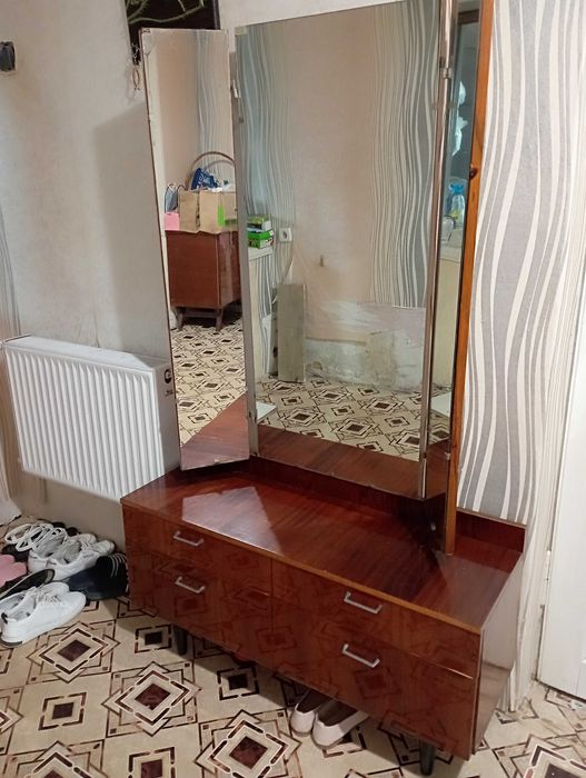 Дзеркало потрійне трюмо часів ссср тройне трельяж с зеркалом ссср