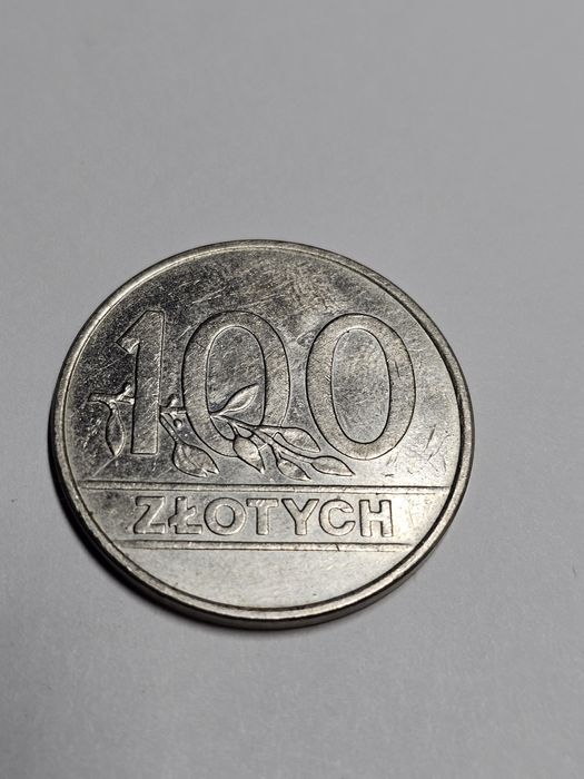Moneta nr.111 nominał 100 zł 1990 rok za 10 zł