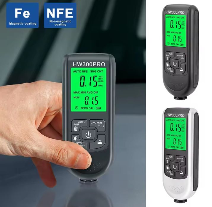 Medidor de Espessura de Revestimento c/ LCD Hw-300 pro *NOVO