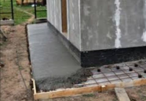 Бетонные работы. Стяжка. Отмостки.