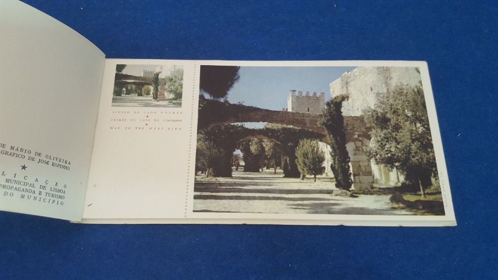 Carnet de 8 postais " Castelo de São Jorge " Edições CML Completo