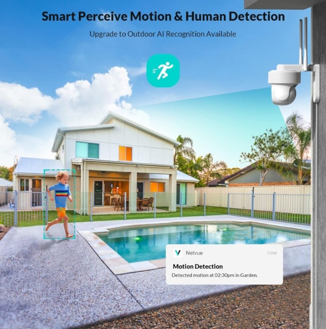 Zewnętrzna obrotowa kamera NETVUE SENTRY 3 WIFI