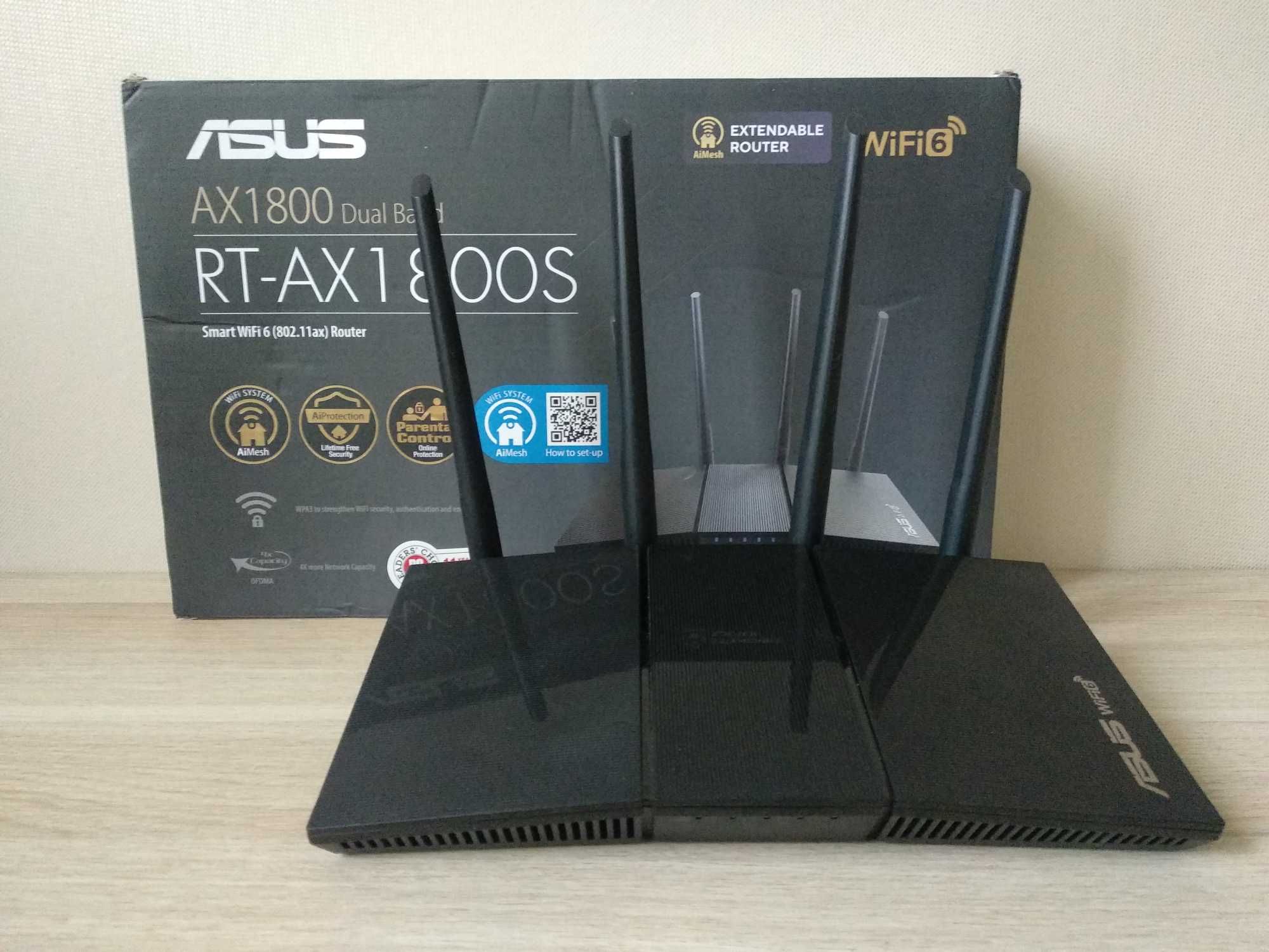 ASUS RT-AX1800S (RT-AX55) WiFi 6 AiMesh Wi-Fi роутер