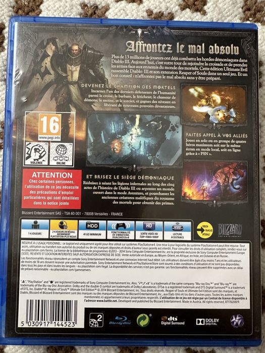Diablo III Reaper of Souls PS4