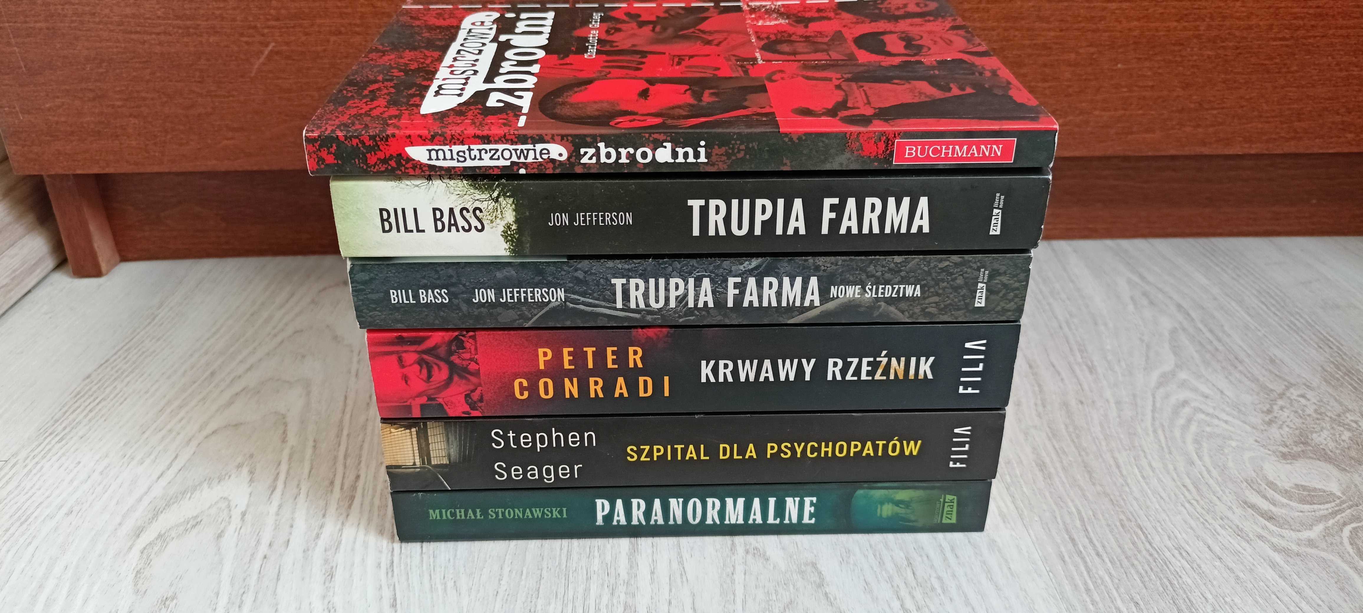 6x Bass Trupia farma Nowe śledztwa Grieg Mistrzowie zbrodni Seager