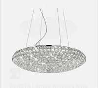 Glamour Lampa Ideal Lux King P17 kryształowy plafon G9 Italy sufitowa