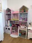 KIDKRAFT - bardzo duży drewniany domek dla lalek Barbie