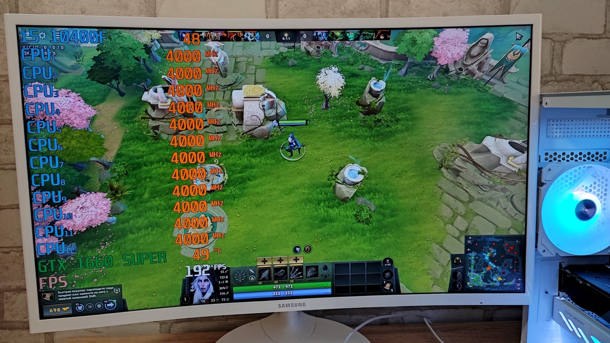 Игровой ПК i5 10400F GTX 1660SUPER CS 2 GTA5 WOT fortnite RUST dota2