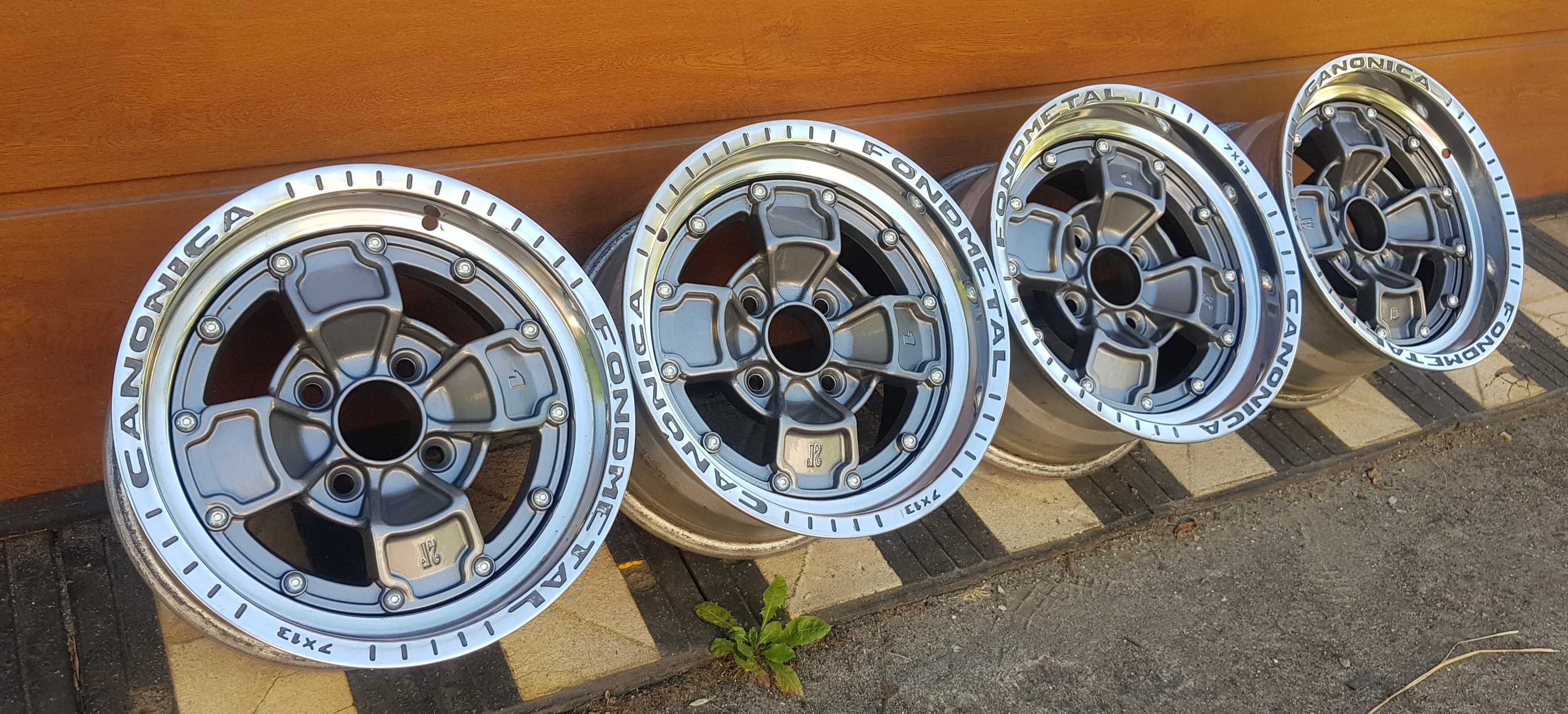 Fondmetal Canonica, bbs rs tlg skręcane felgi vintage