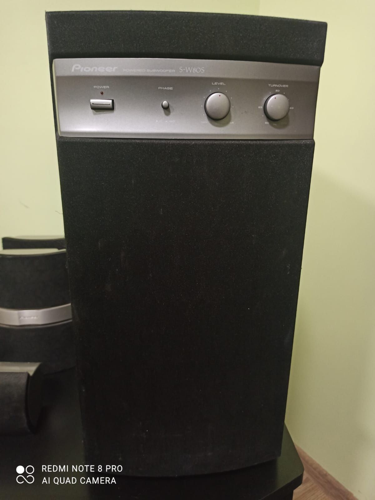 Wzmacniacz + Subwoofer + 5 głośników Pioneer
