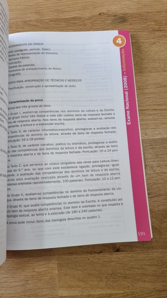 Preparar prova 9 ano português