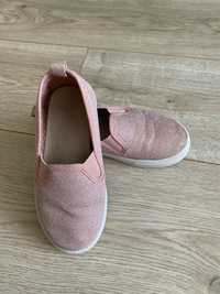 Кеди рожеві 28р новые туфли розовые мокасини кроси