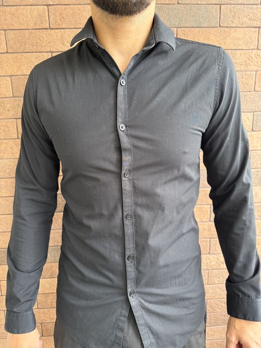 Чорна сорочка topman S