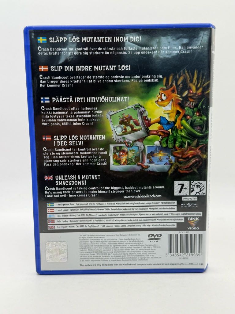 Crash Mind Over Mutant 3xA Ps2 nr 6493