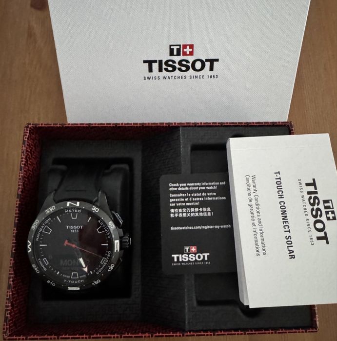 NAJTANIEJ Tissot T-Touch Connect Solar Titanium super stan kompl. dok.