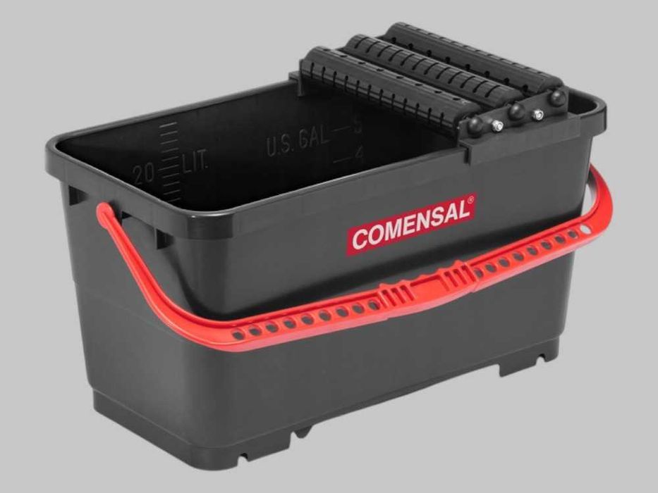 Wiadro do Fugowania 24L – Rolki, Kratka, Zestaw Glazurniczy 9 el