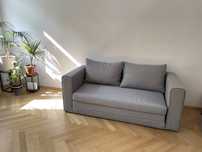 Sofa rozkładana Jysk Skillebekk jasnoszara
