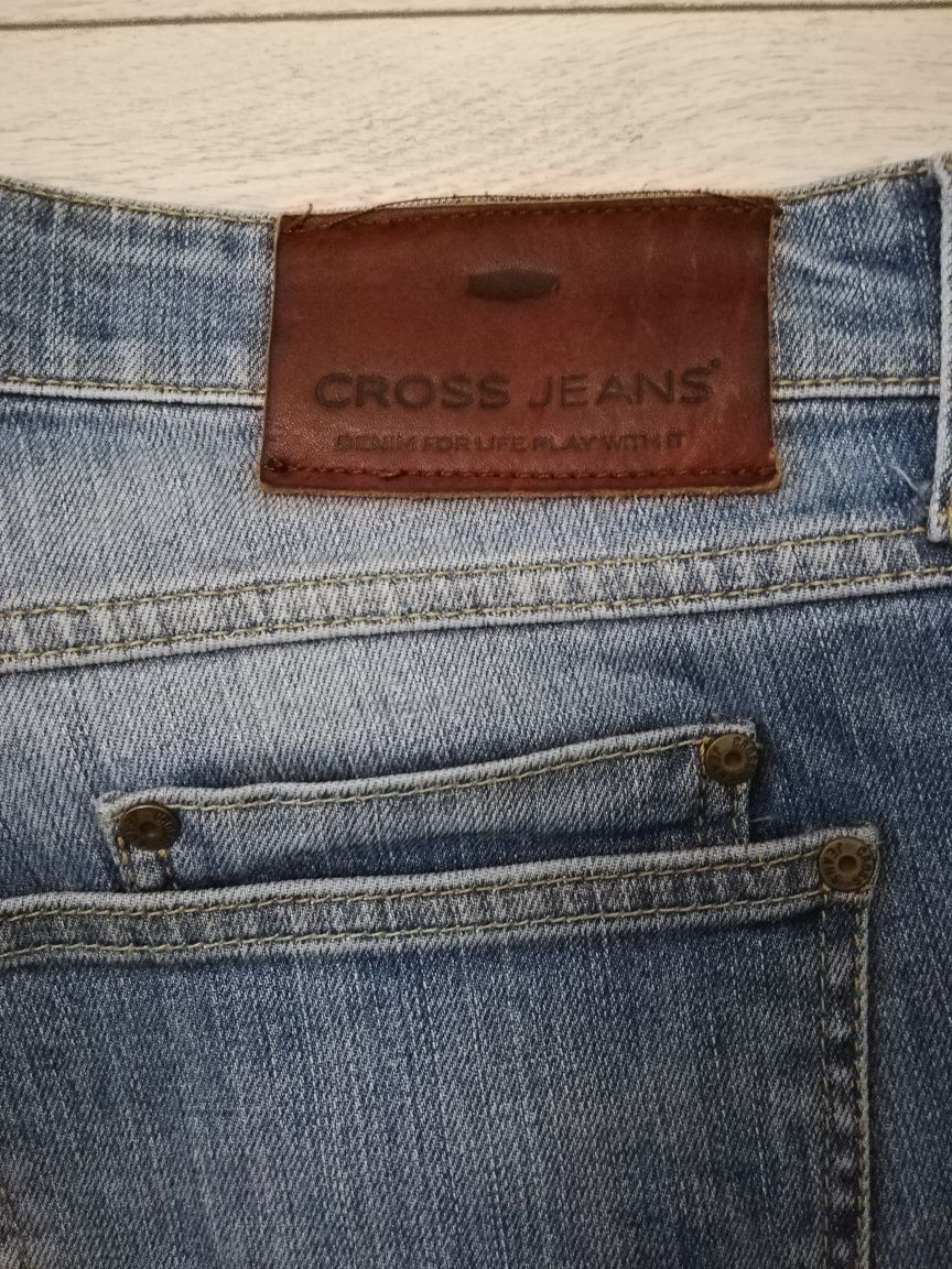 Męskie jeansy Cross Jeans 32 34 stan idealny