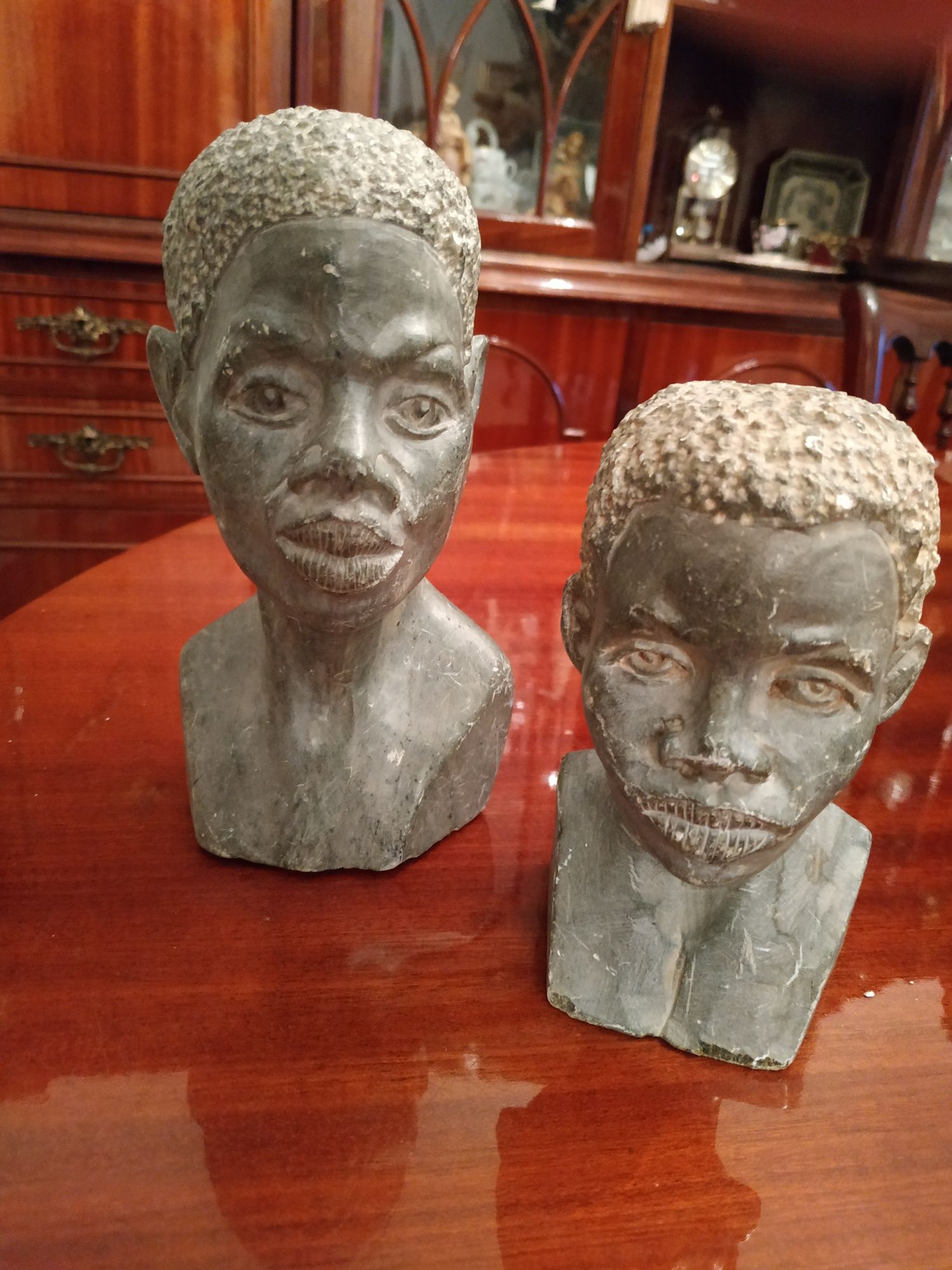 Estatuetas africanas pedra de sabão