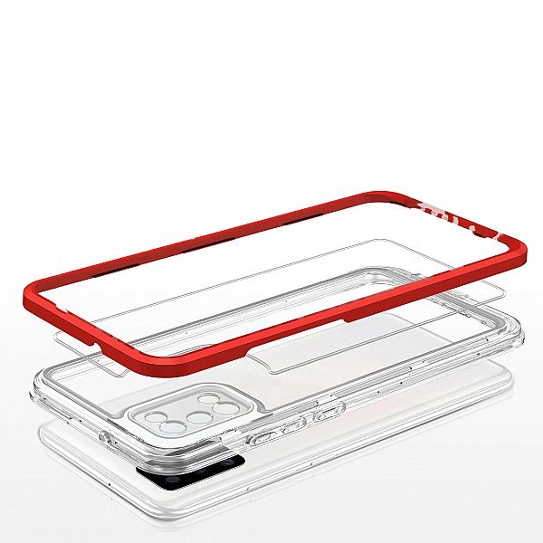 Clear 3in1 etui do Samsung Galaxy A03s (166) żelowy pokrowiec z ramką