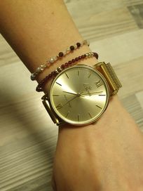 Nowy zegarek G.Rossi złoty piękny
