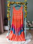 Letnia damska sukienka maxi Rayon boho hippie dluga kolorowa XL
100% R