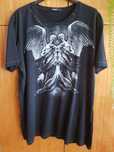 Koszulka t-shirt dla miłośników stylu gotic lub metal czarna rozm. L