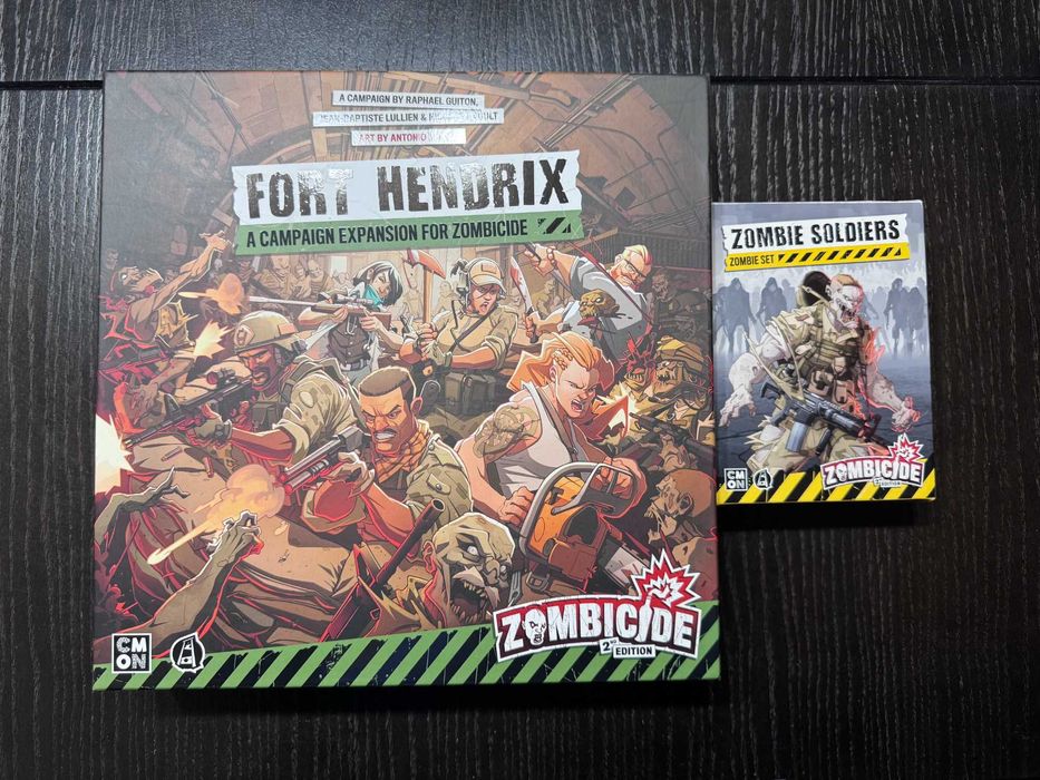 Zombicide 2 Fort Hendrix + Zombie Soldiers - j. ang (nowe bez folii)