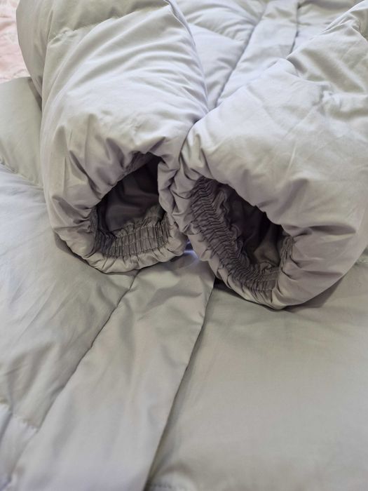 Пуховик 90%пух 8-9-10 134см uniqlo оригінал куртка зимова