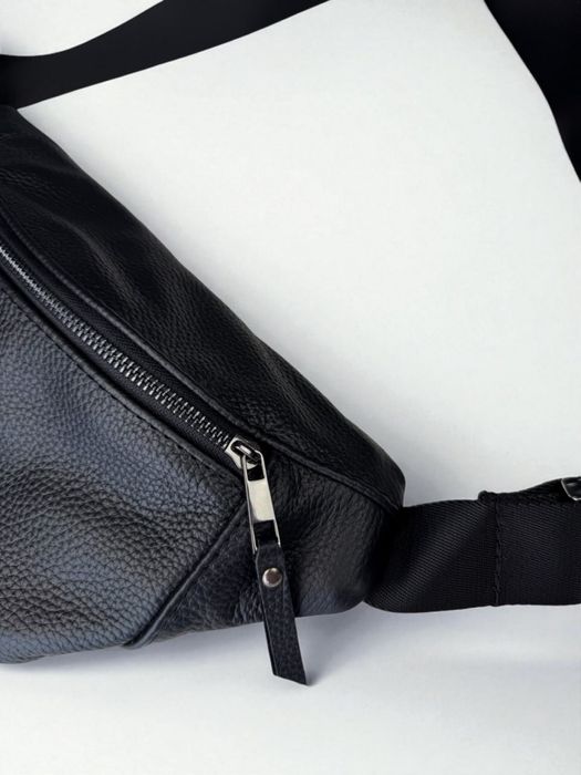 Шкіряна чоловіча сумка бананка|мужская кожаная сумка бананка барсетка