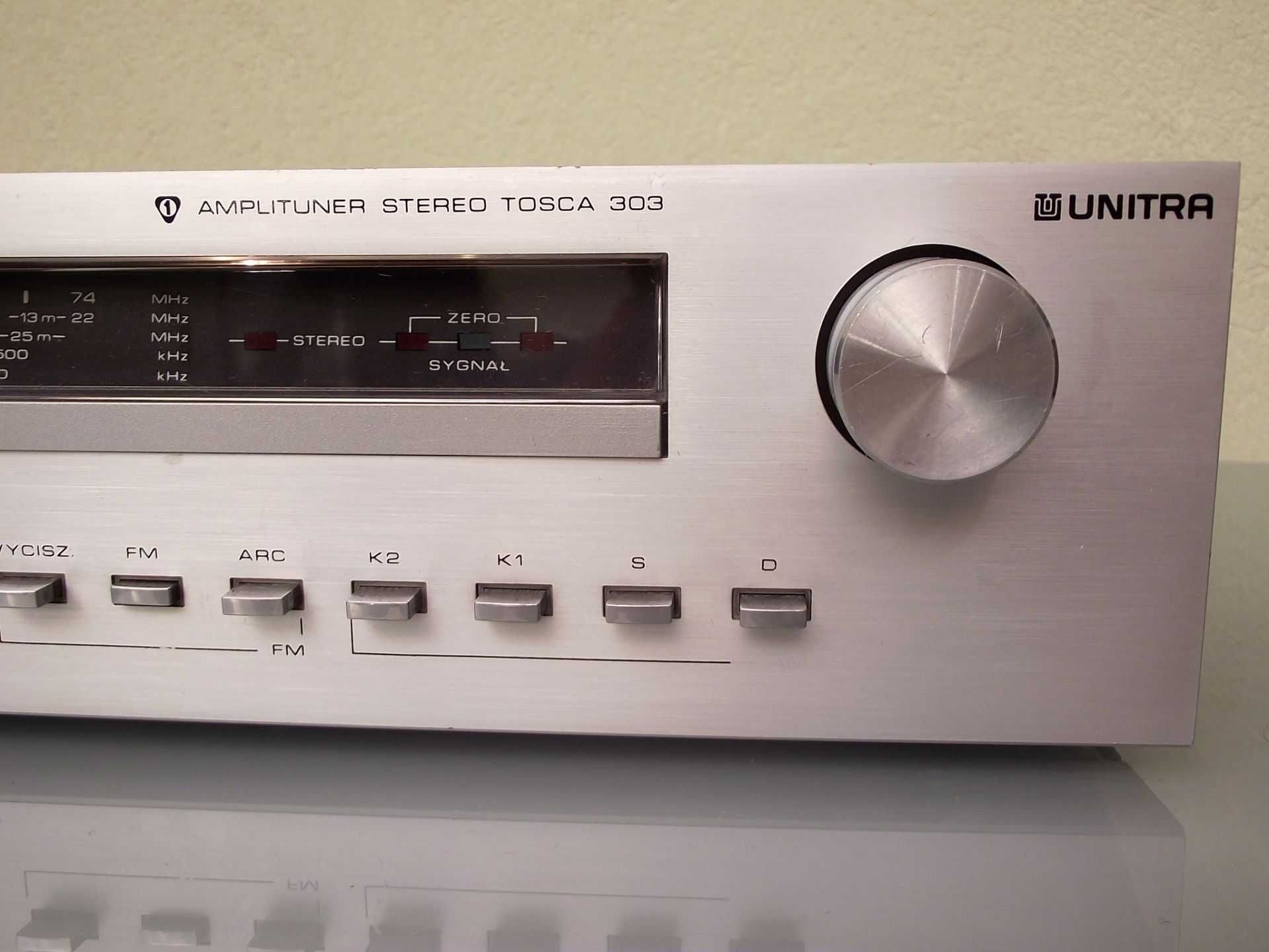 UNITRA - Wzmacniacz z radiem AWS-303 - Super stan! - Pełen orginał!