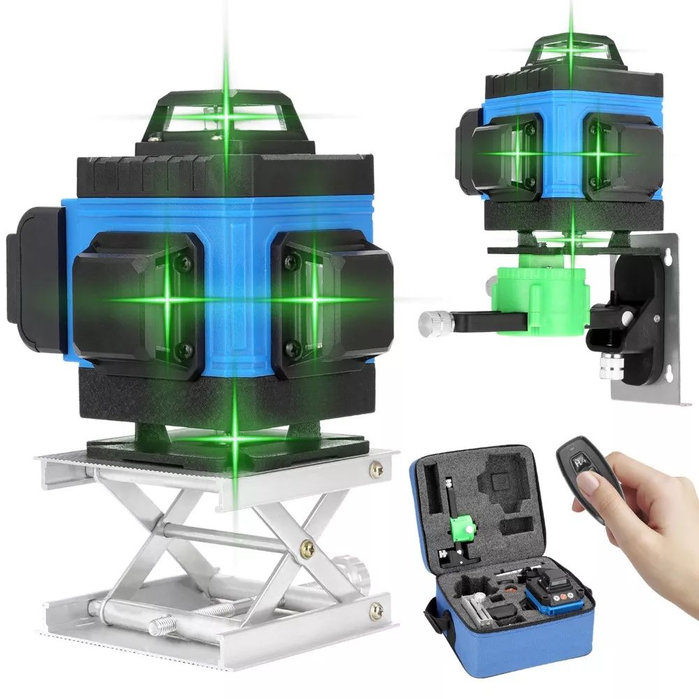 Nível laser 2 linhas, 12 linhas, 16 linhas e Rotativos luz verde NOVOS