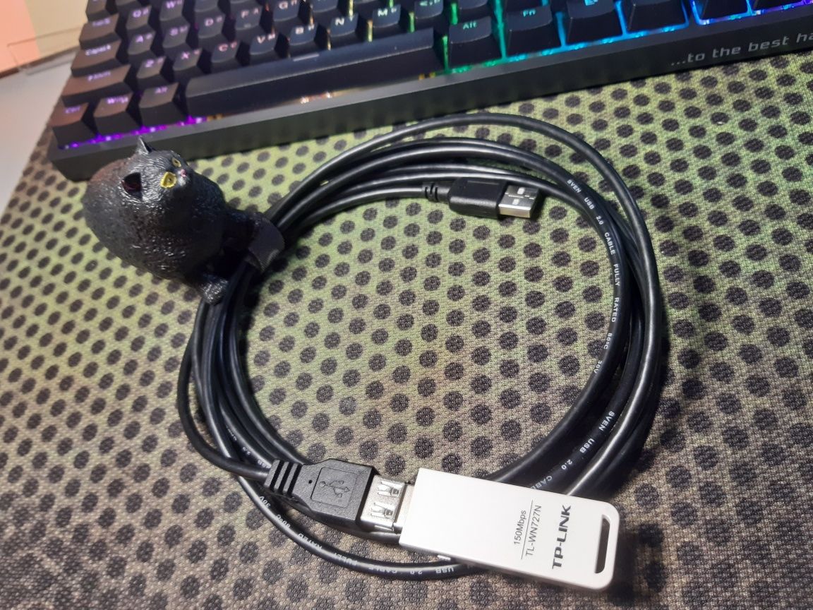 Wi-Fi USB-адаптер TP-LINK TL-WN727N + 5м USB КАБЕЛЬ