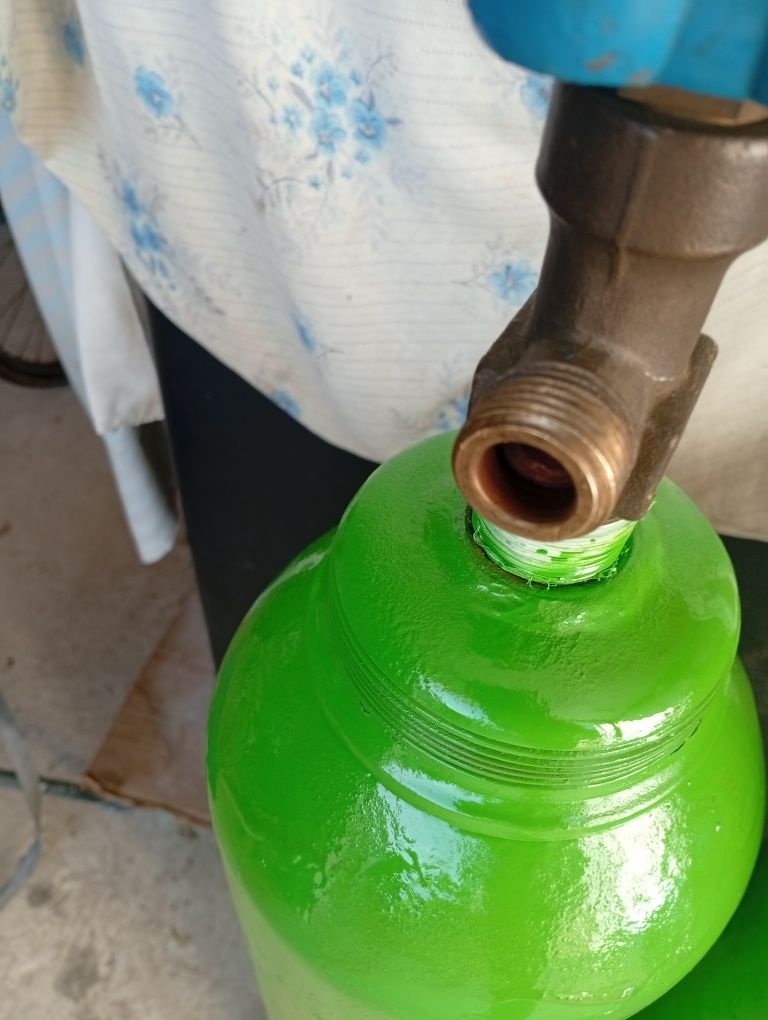 Garrafa árgon ou CO2