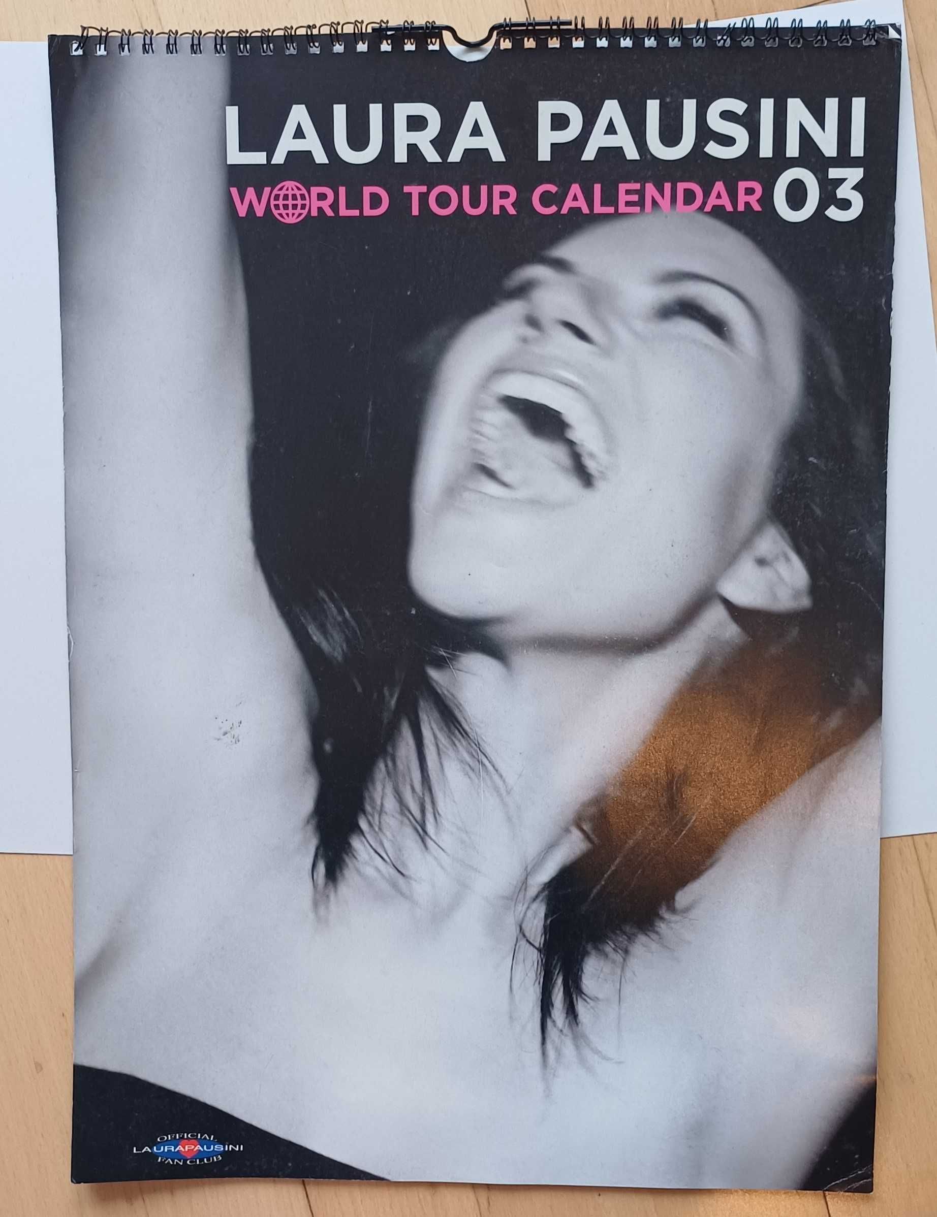Laura Pausini Calendário World Tour 2003