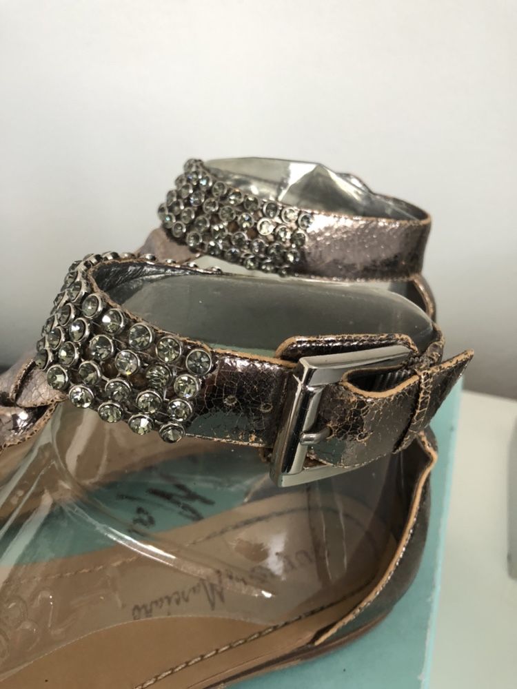 Guess USA sandalki damskie roz 37 zapinane  na kostce stan db+