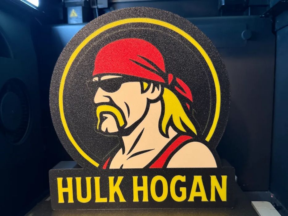 Caixa de Luz Homenagem Hulk Hogan