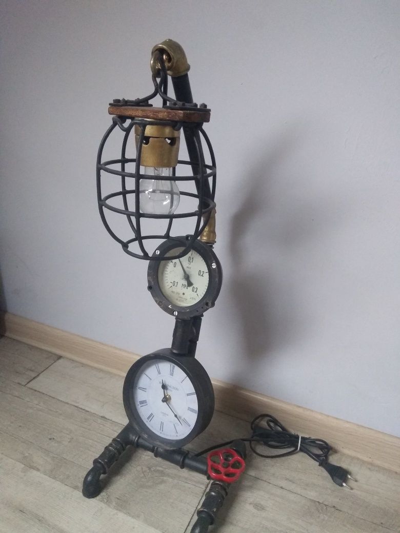 Lampa loft industrialna. Lampka